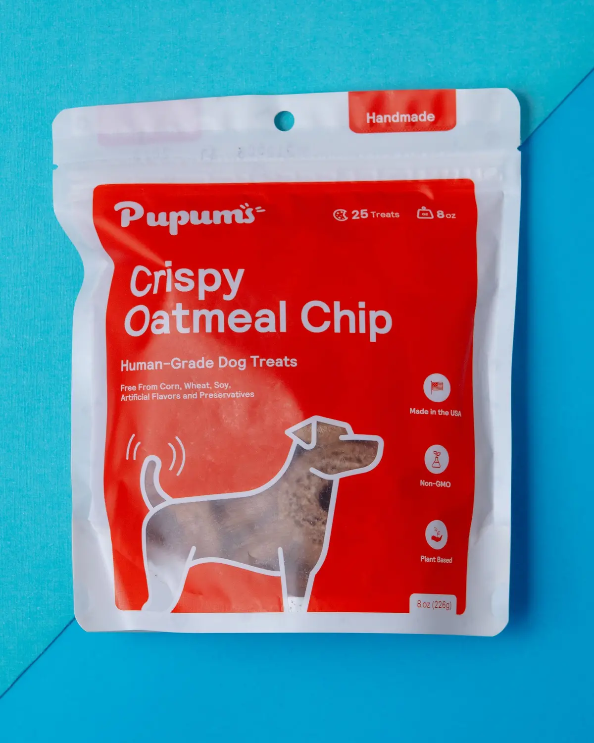 Crispy Oatmeal Chip Dog Treats 1