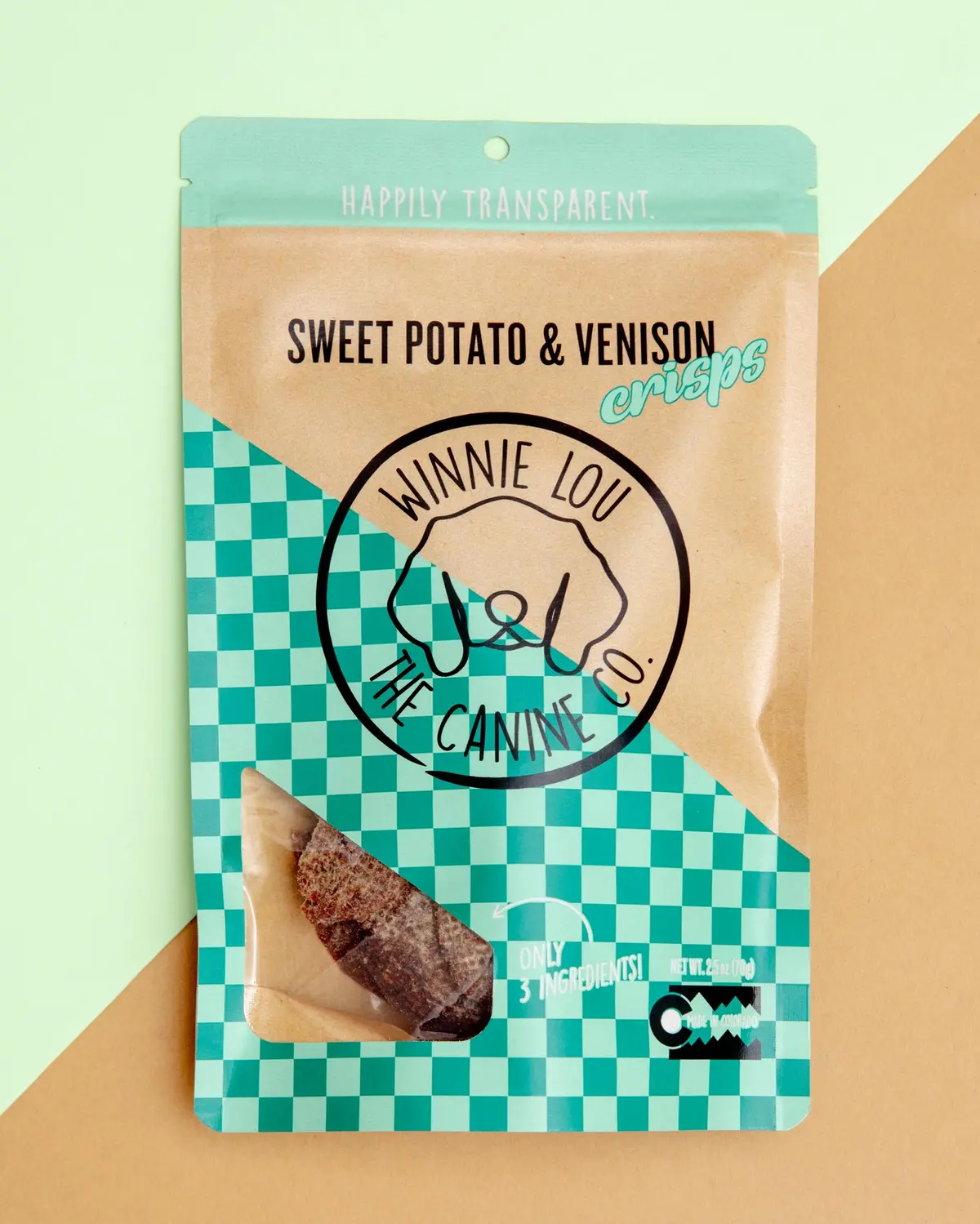 Sweet Potato & Venison Crisp Dog Treats 1