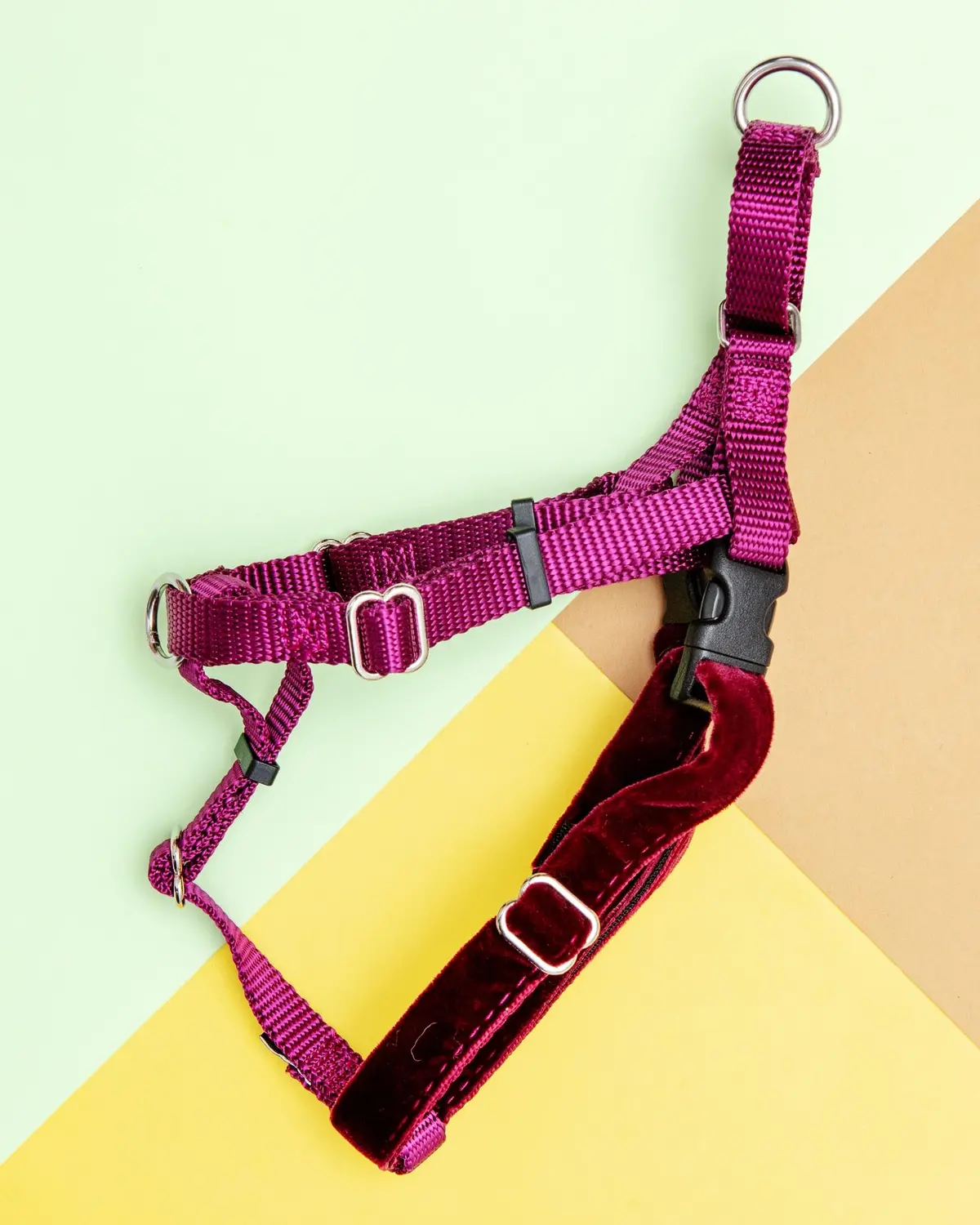 Freedom No-Pull Harness In Burgundy (Made In The Usa) 1