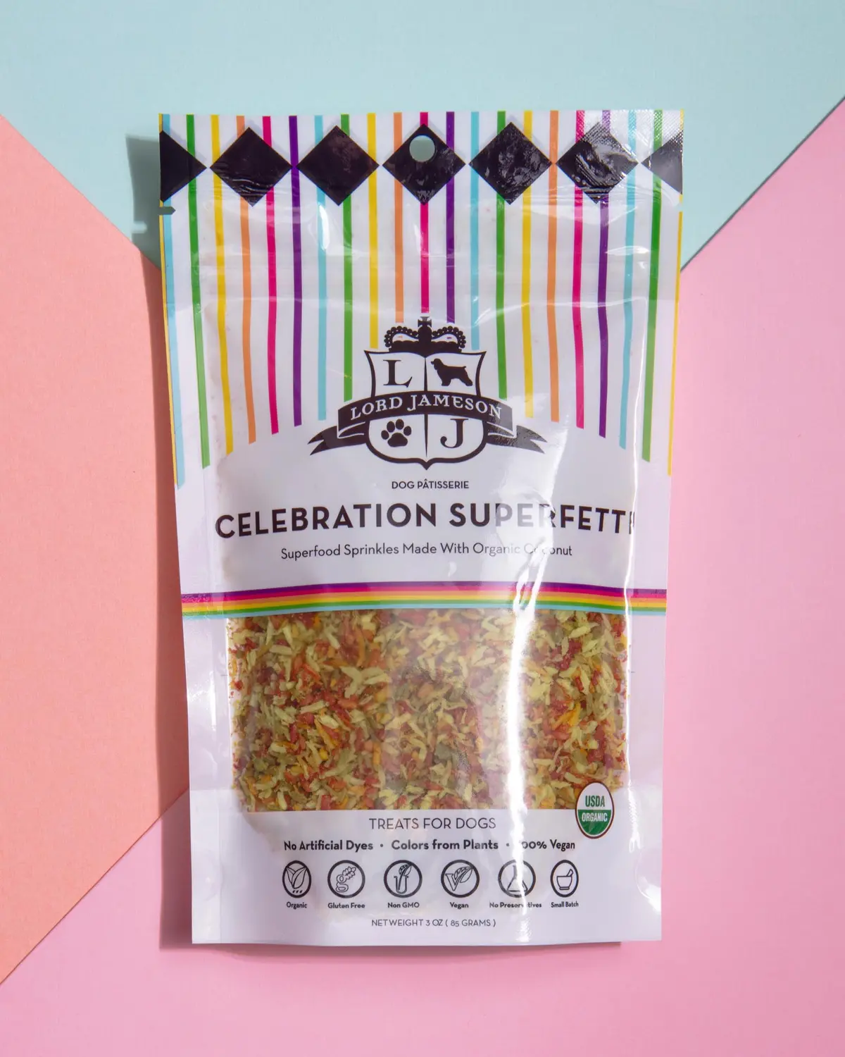 Celebration Superfetti Organic Dog Sprinkles (Vegan) 1