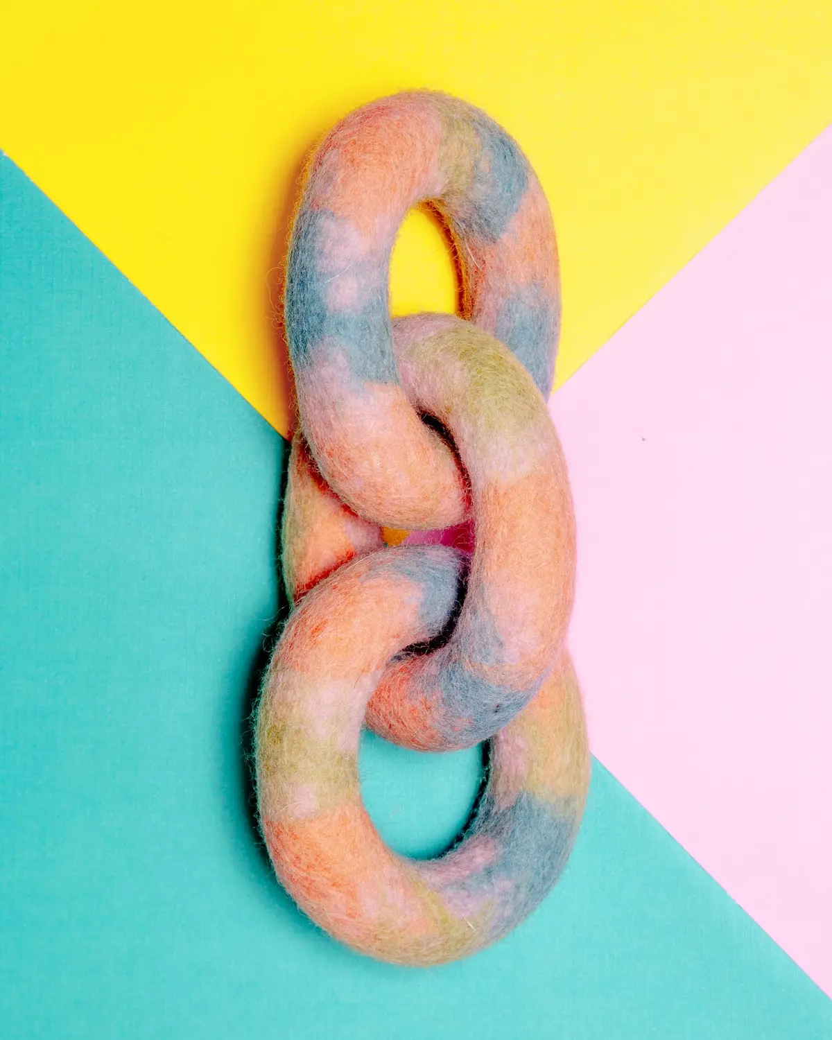 Link Felt Dog Toy In Ombre 1