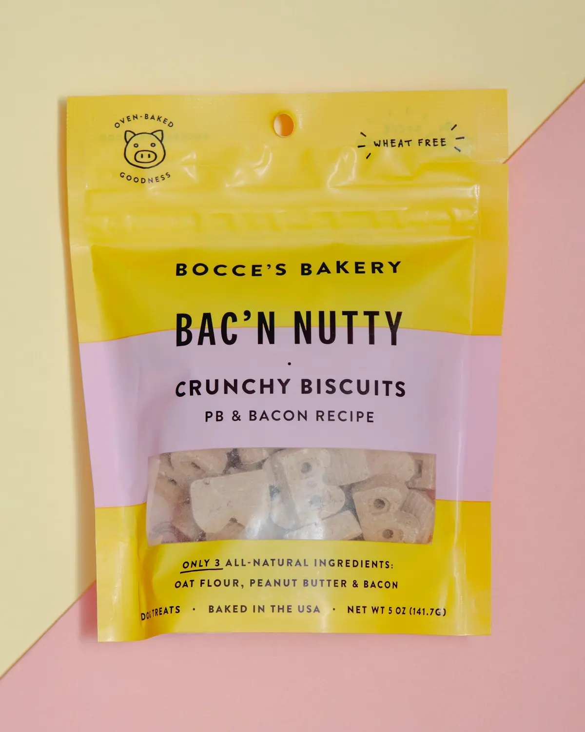 Bac N' Nutty Crunchy Dog Biscuits 1