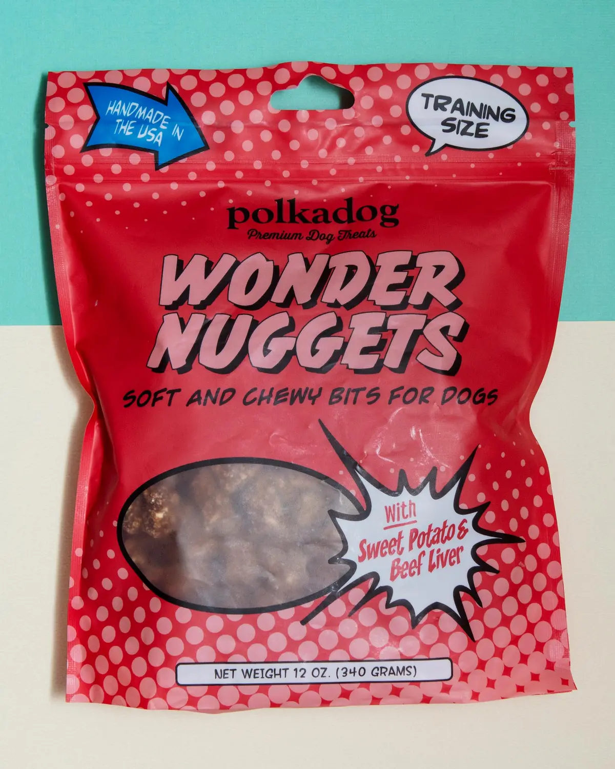 Wonder Nuggets Soft Sweet Potato & Beef Dog Treats 1