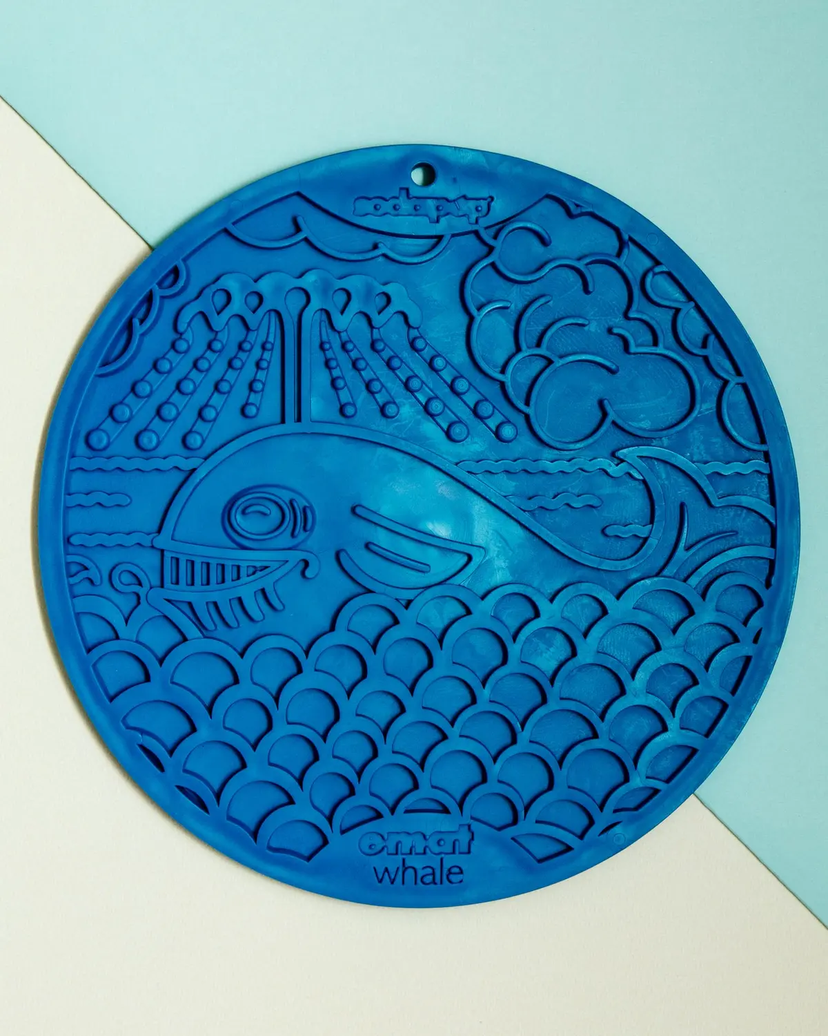 Whale Dog Lick Mat With Suction Cups (Made In The Usa) 1