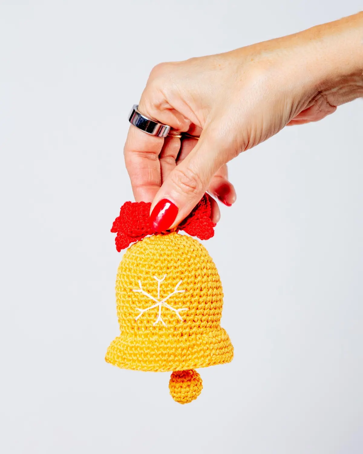 Jingle Bell Organic Knit Dog Toy 1