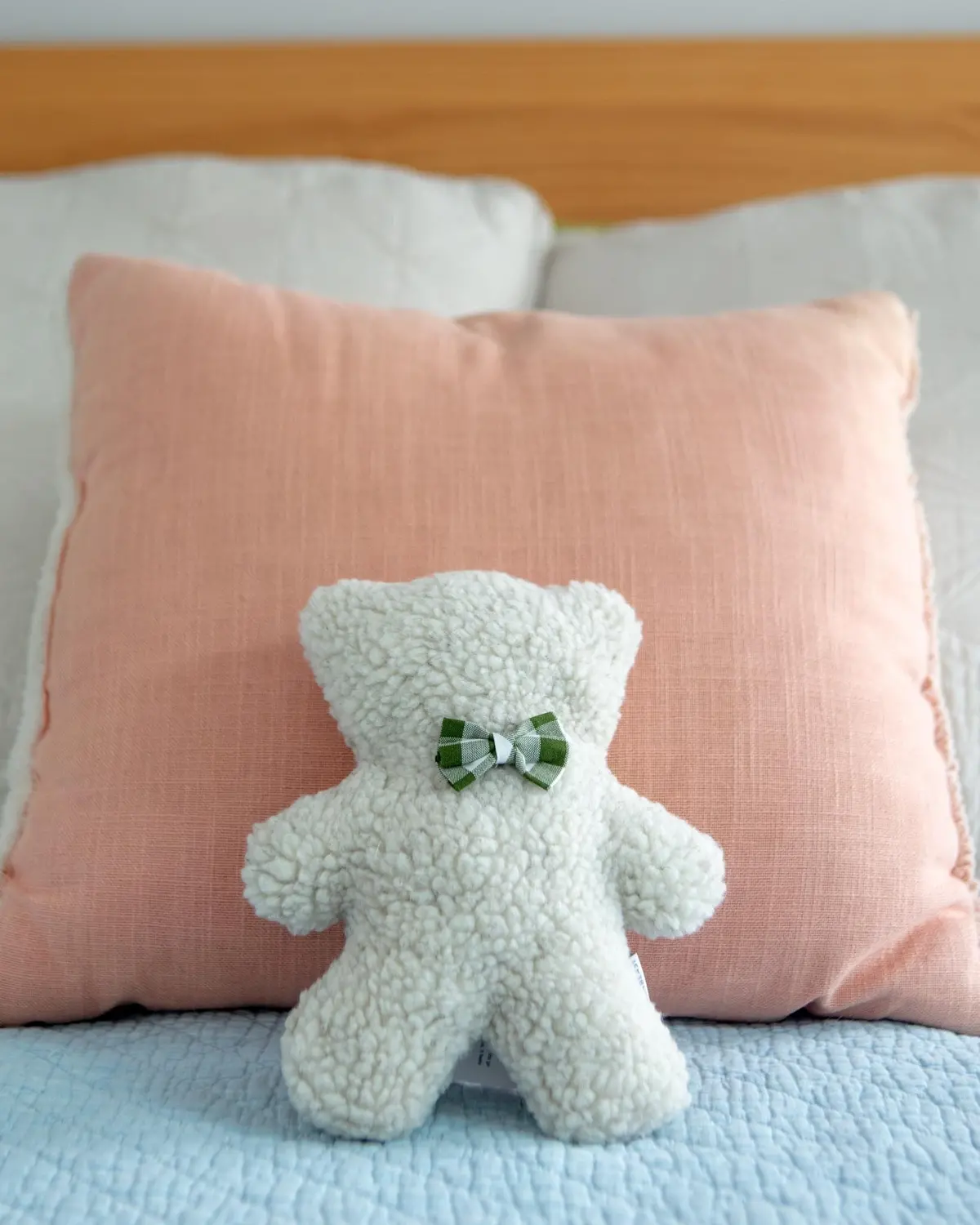 Ivory Lavender Bedtime Bear Plush Dog Toy (Made In The Usa) 2