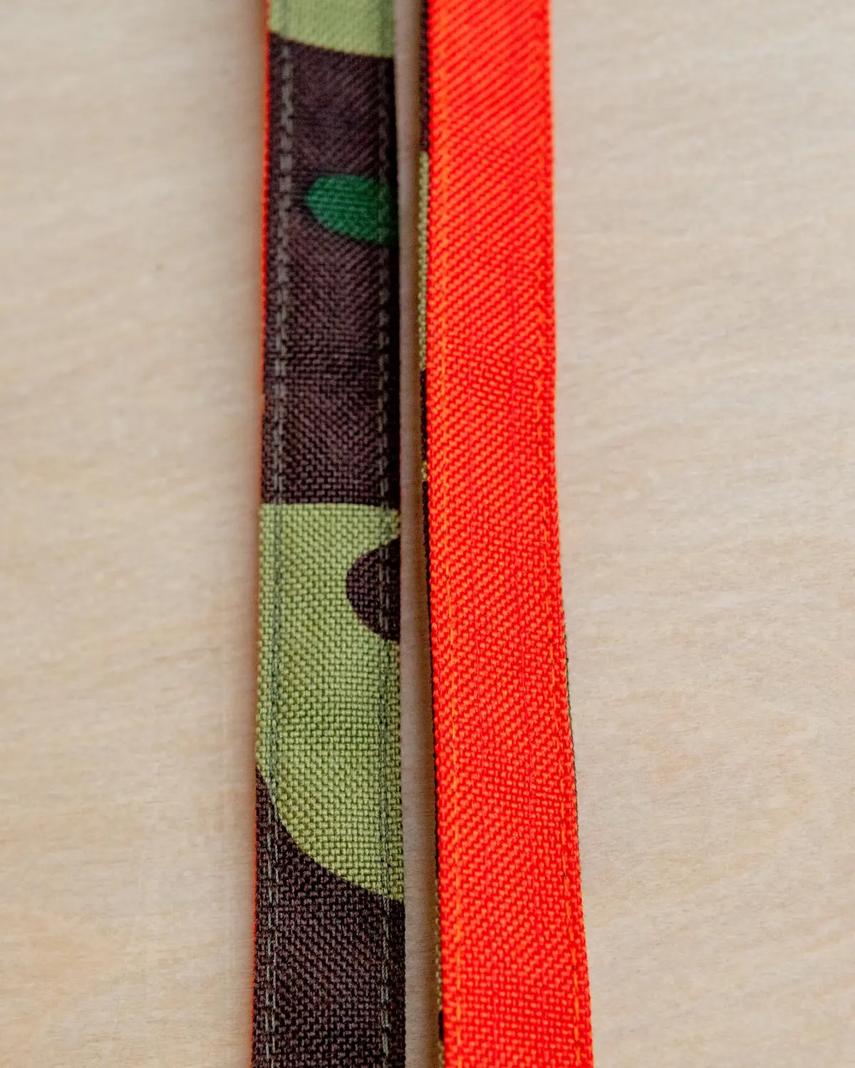 Cordura Metro Convertible Dog Leash In Camo & Neon Orange 2