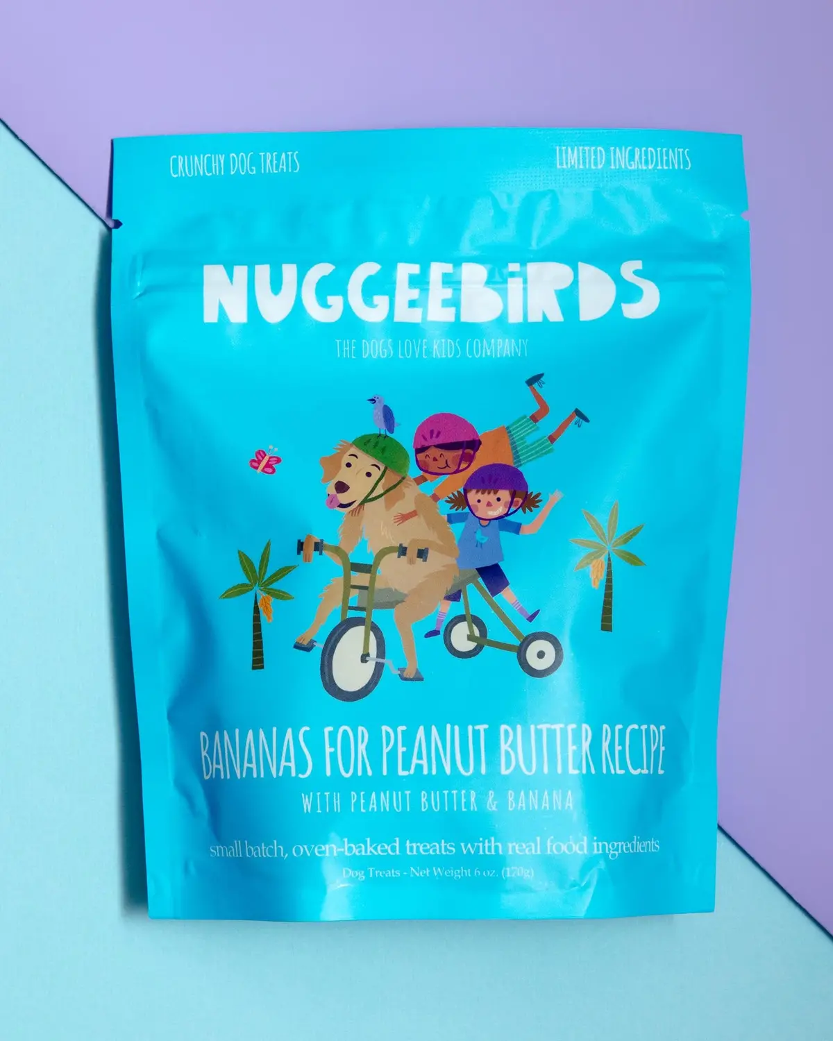 Peanut Butter & Banana Crunchy Dog Biscuits (Made In The Usa) 1
