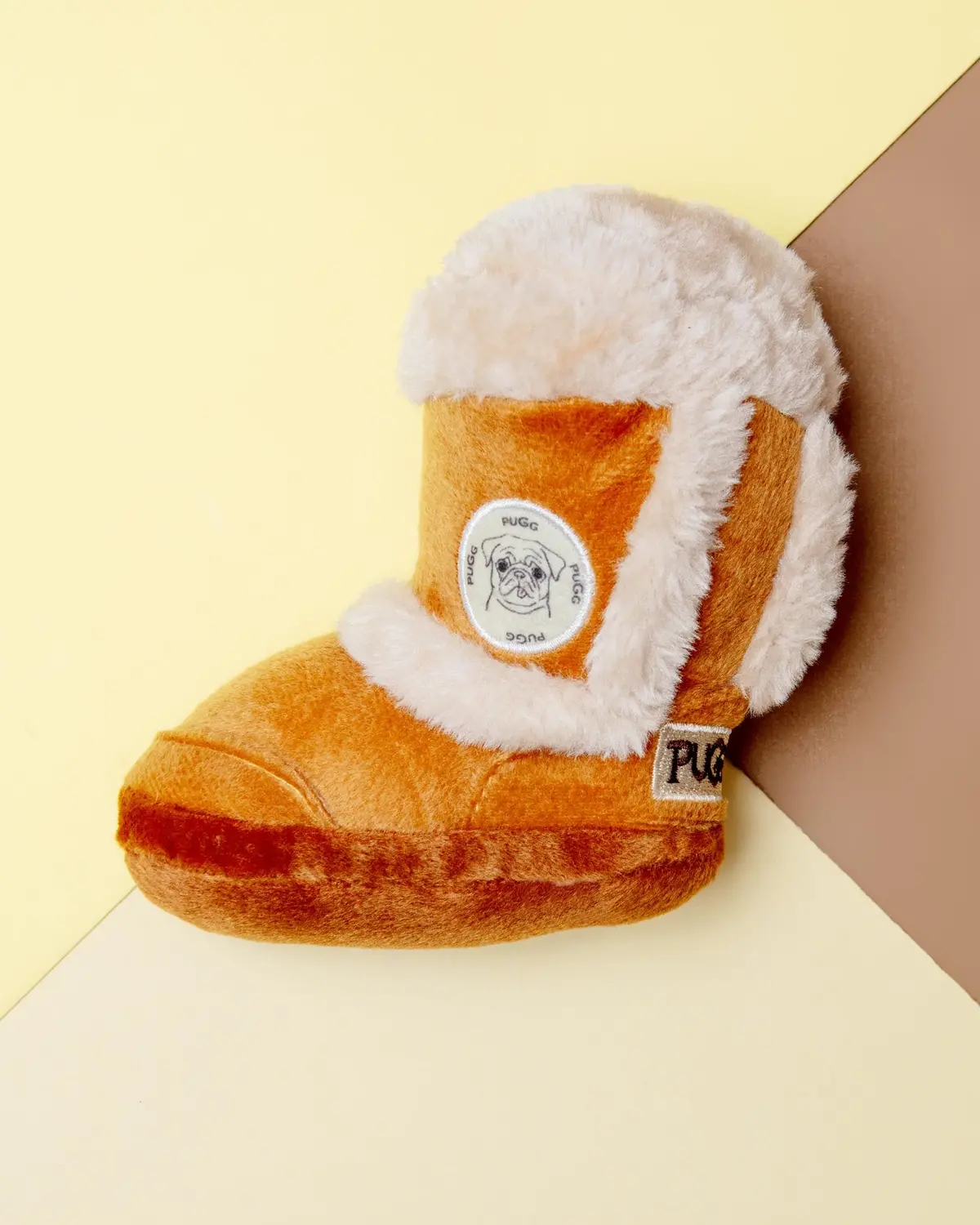 Pugg Boot Plush Squeaky Dog Toy 1
