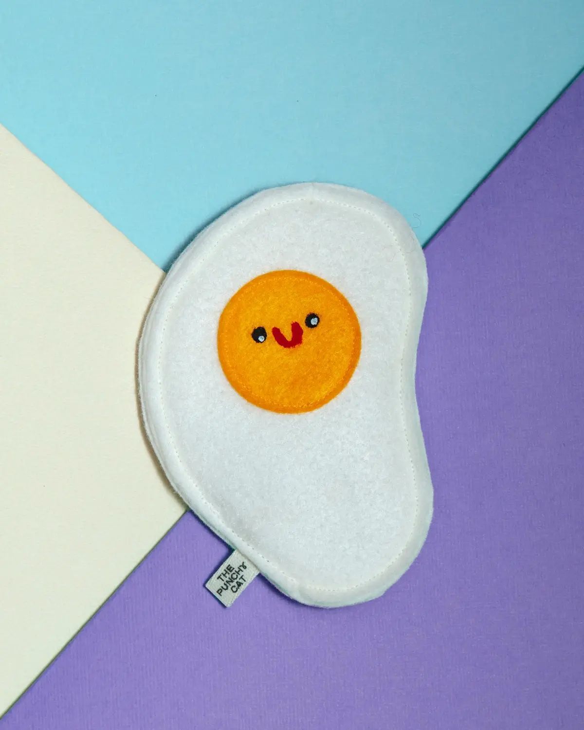 Fried Egg Catnip Toy 1