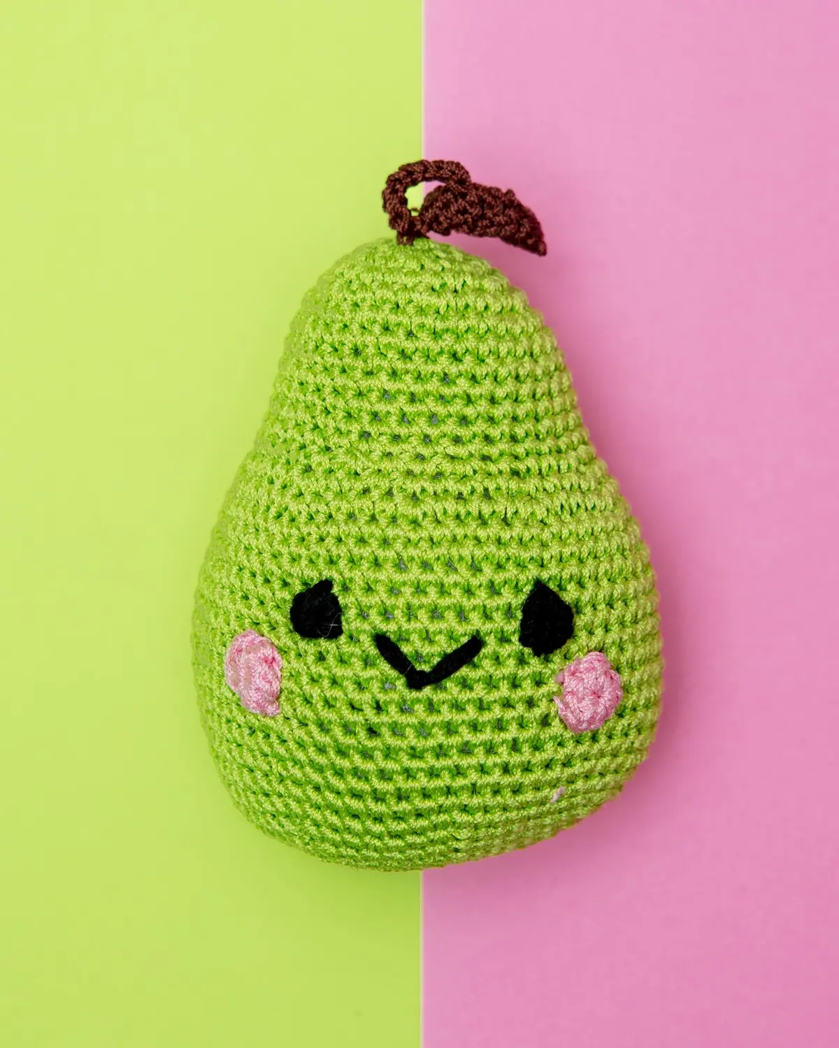 Bartlett Pear Organic Cotton Knit Dog Toy 1
