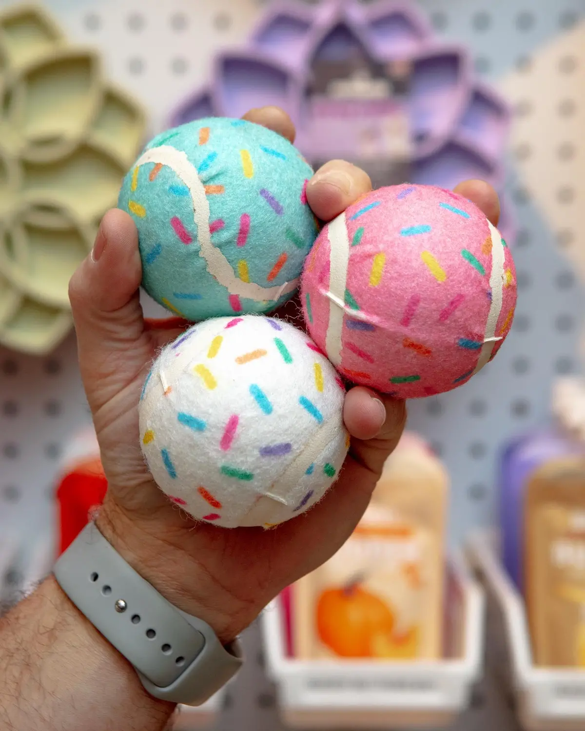 Sprinkle Tennis Ball 3-Pack For Dogs 1