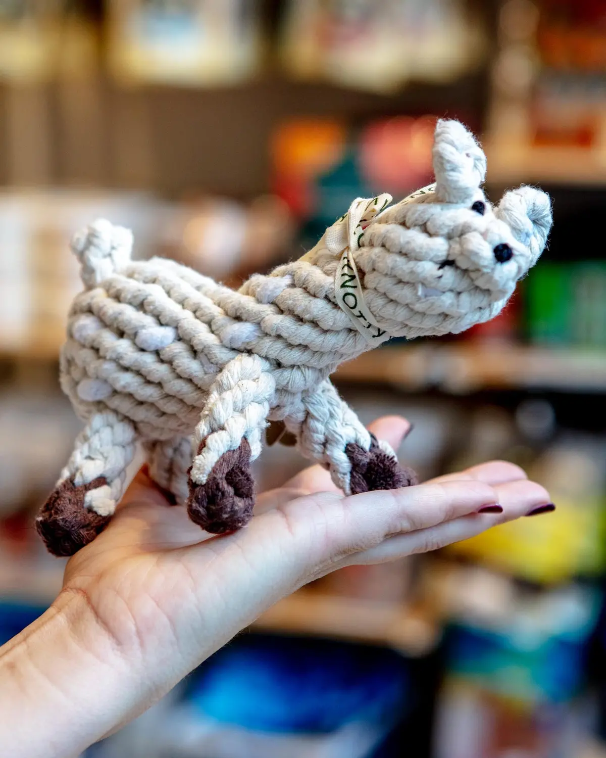 Happy Llama Rope Dog Toy 1