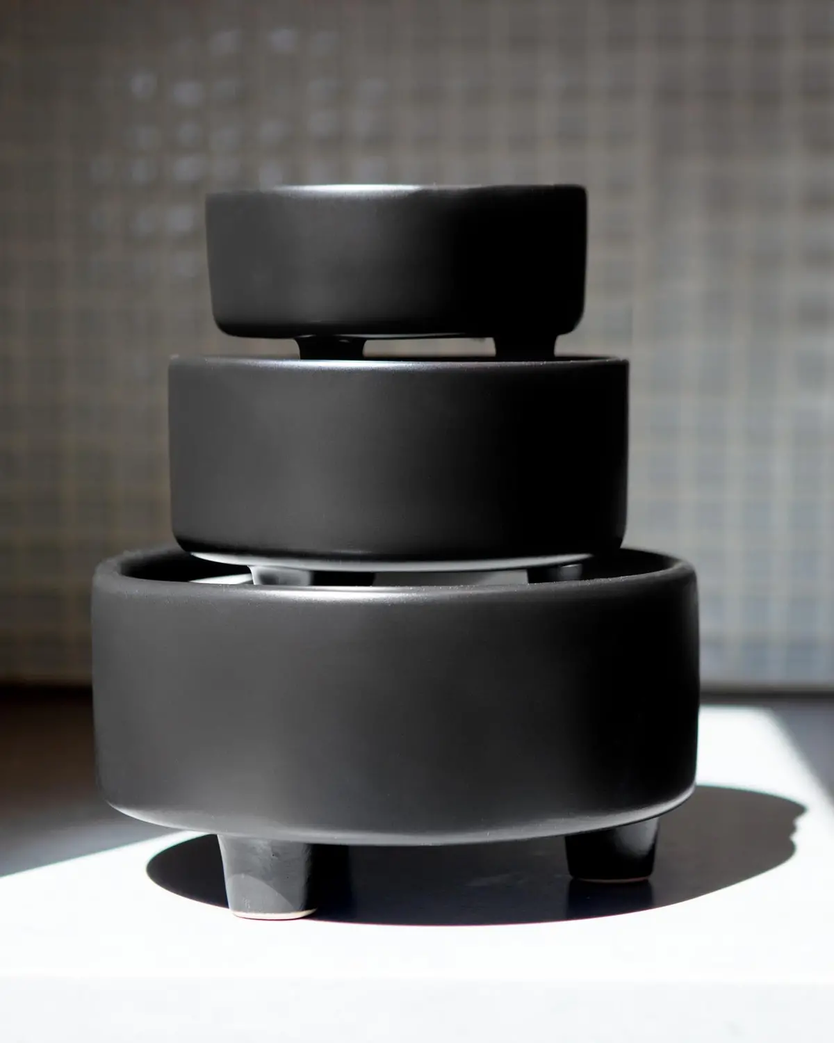 Uplift Ceramic Dog Bowl In Black (Final Sale) 1