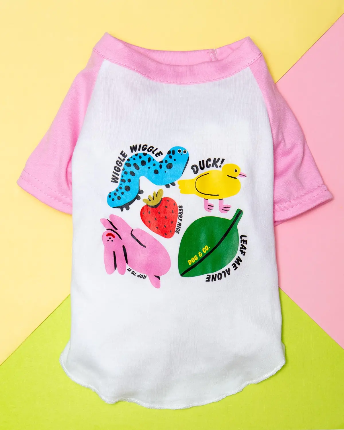 *Hop To It* Graphic Dog T-Shirt 1