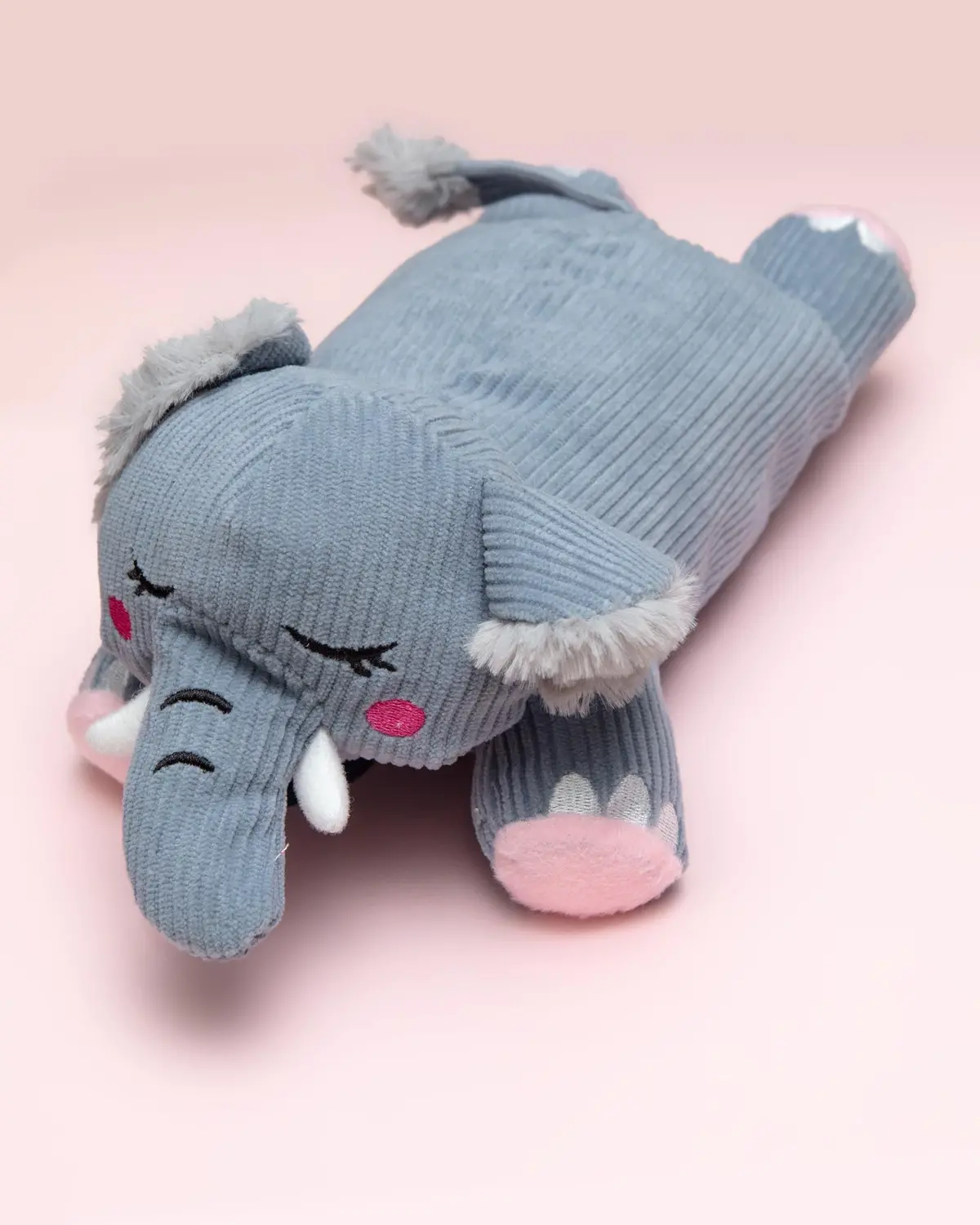 Snooziez Elephant Plush Dog Toys With Silent Shhhqueaker 1