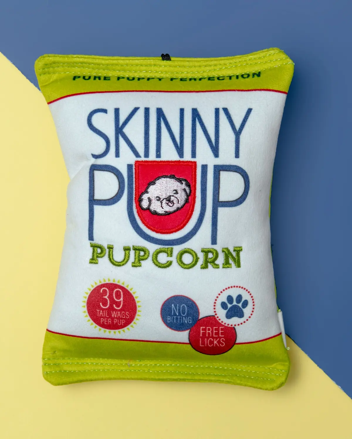 Skinny Pup Squeaky Plush Dog Toy 1