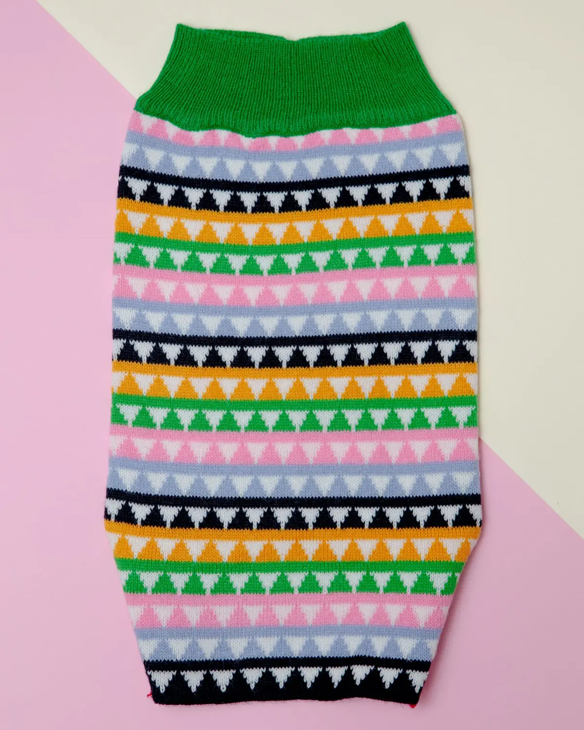 Mosaic Knit Dog Sweater << Clearance >> 1