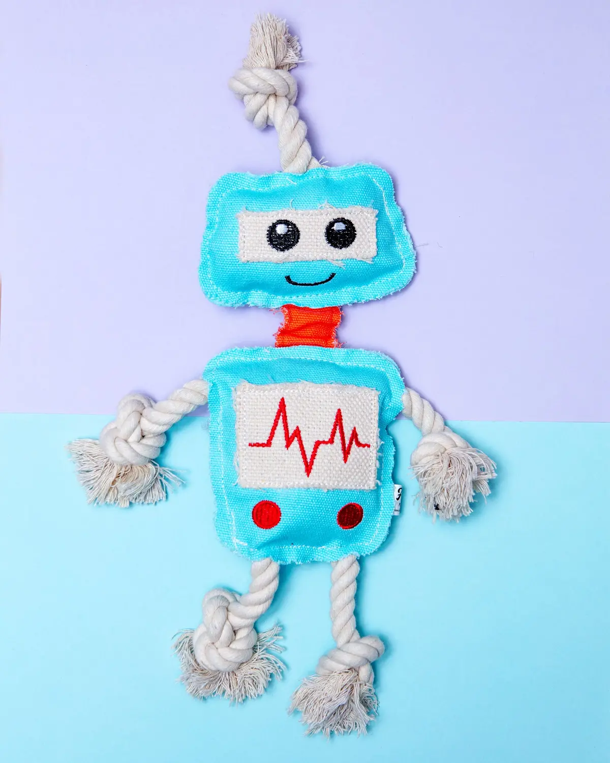 Ropebots Blue Dog Toy 1