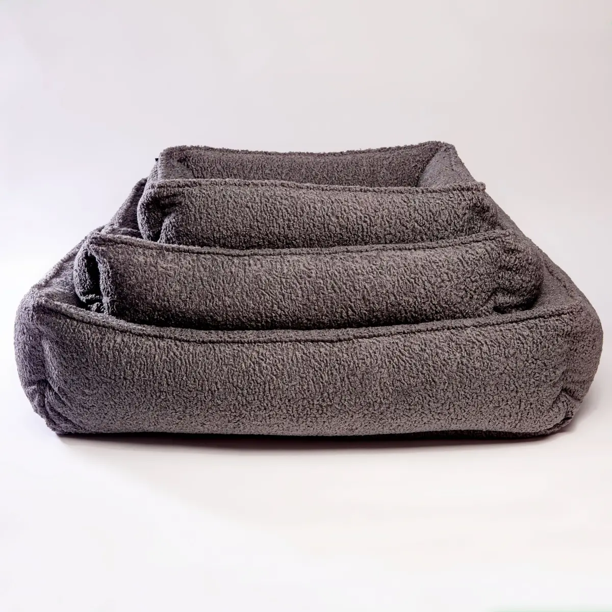 Urban Lounger Dog Bed In Grey Sheepskin (Direct Ship) 1