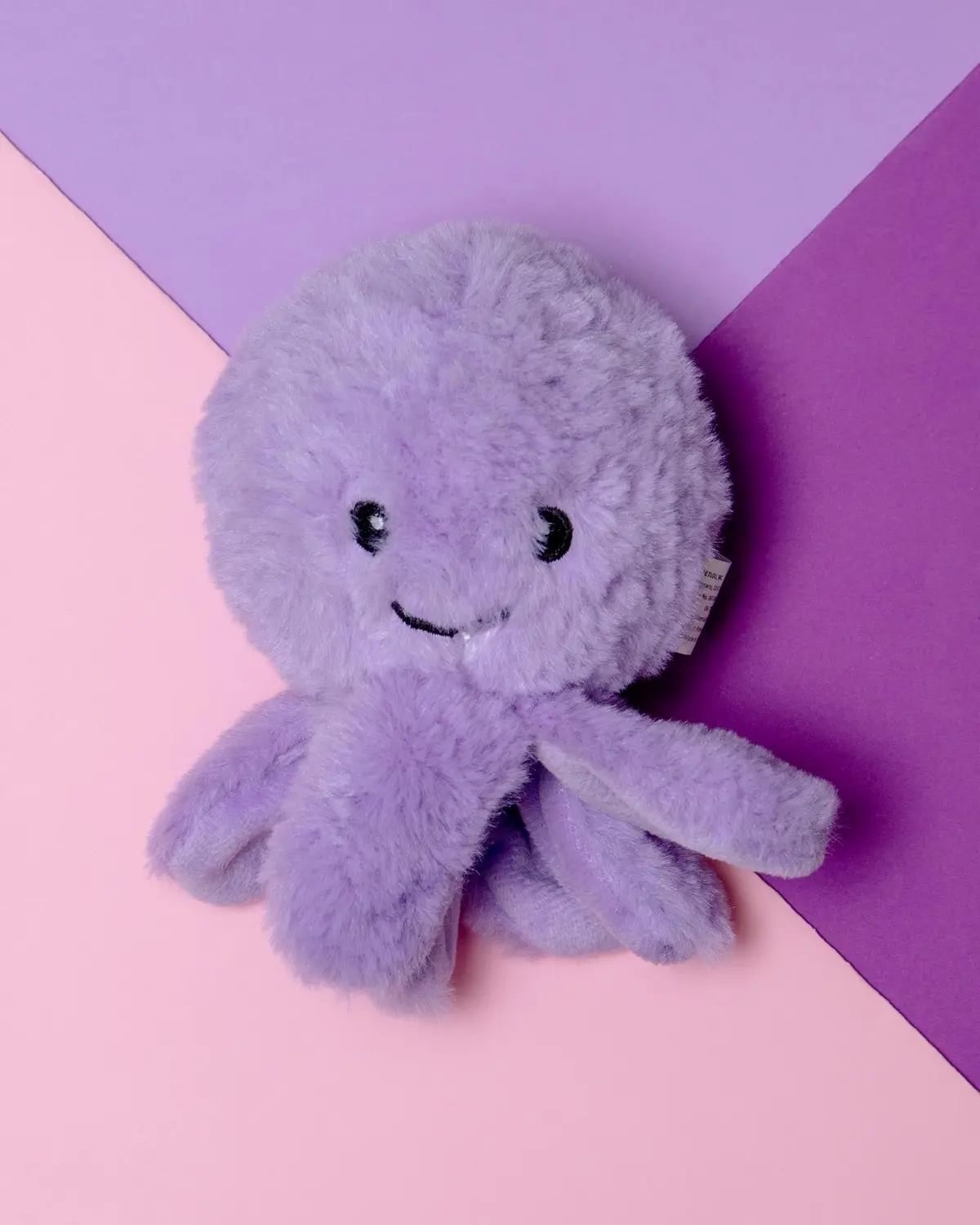 Ez Squeaky Octopus Ball Dog Toy In Violet (4") 1