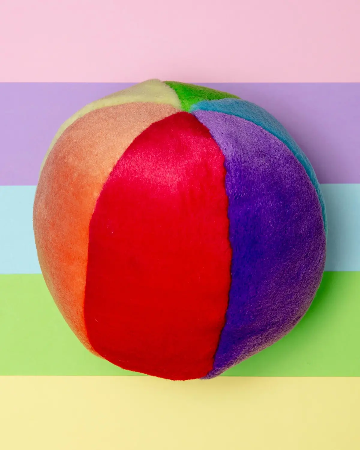 Mini Beach Ball Plush Squeaky Dog Toy (5.5") (Final Sale) 1