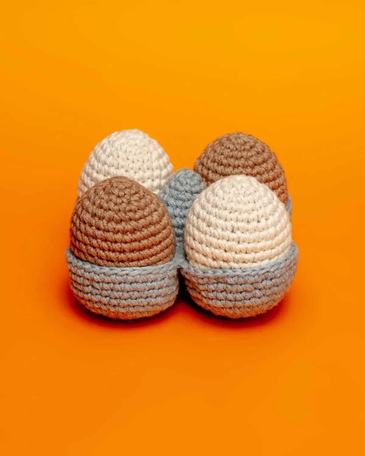Cotton Crochet Egg Squeaky Toy For Dogs (Final Sale) 1