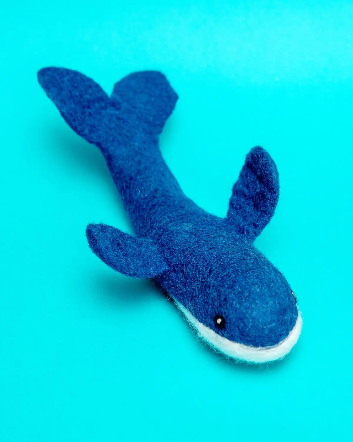 Wooly Whale Dog Toy 1