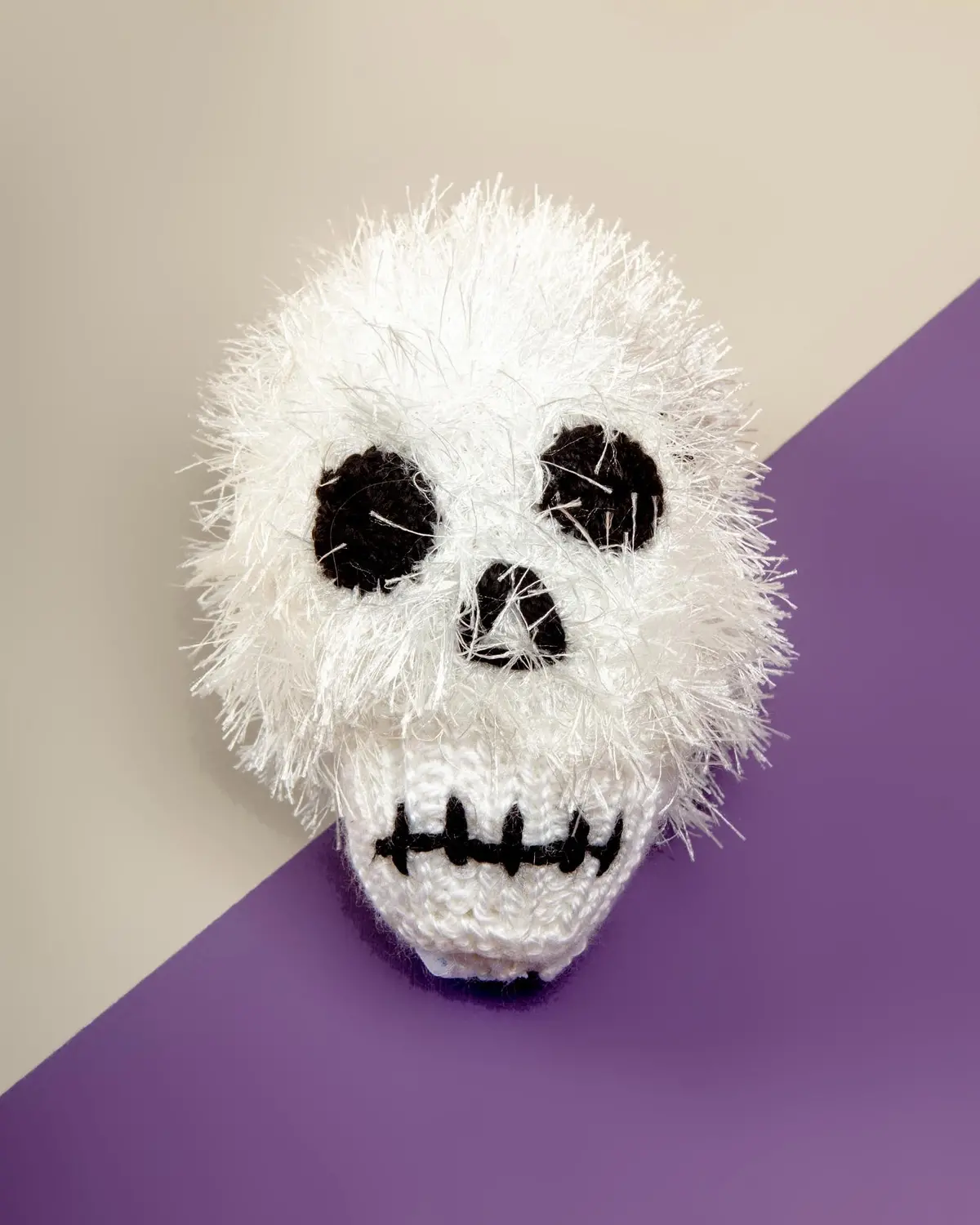 Fuzzy Skull Dog Toy 1