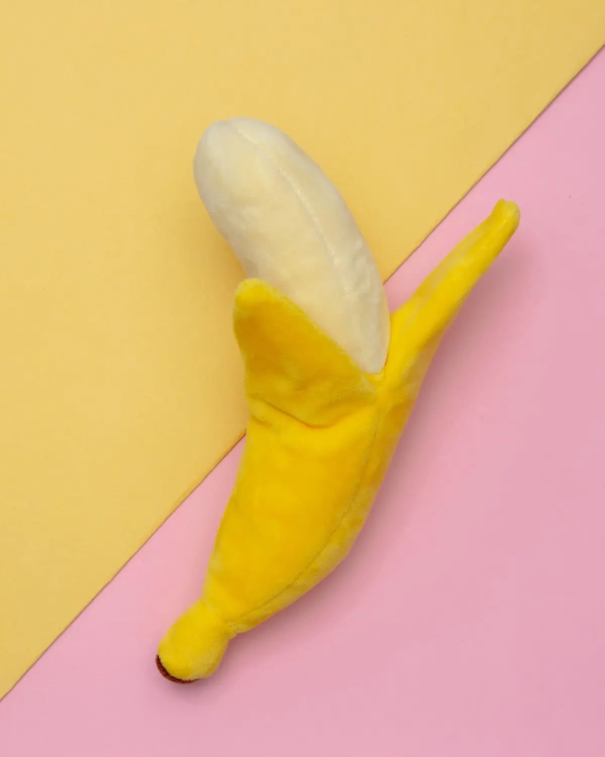 Crinkly Banana Dog Toy 1