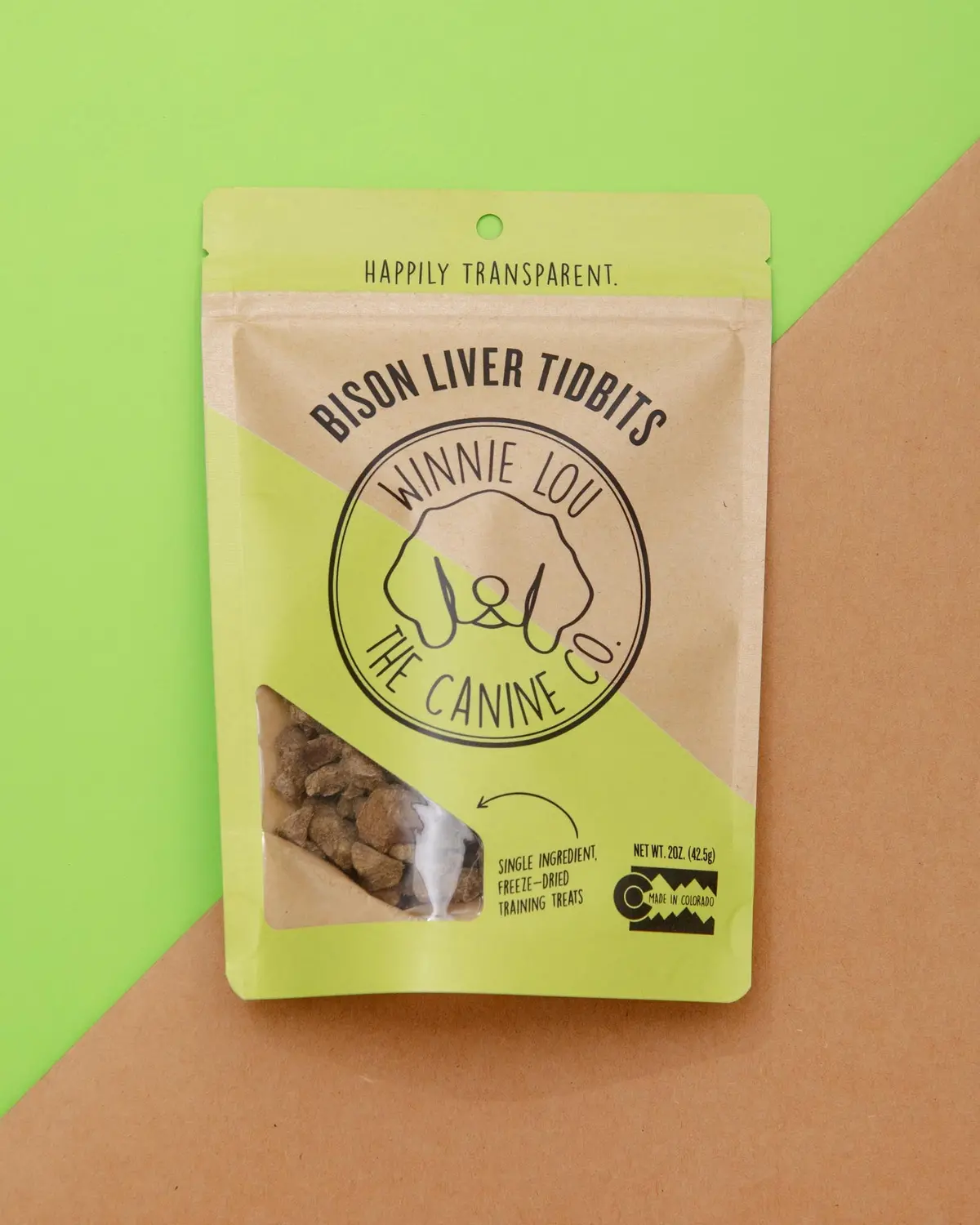 Bison Liver Tidbits Freeze-Dried Dog Treats 1