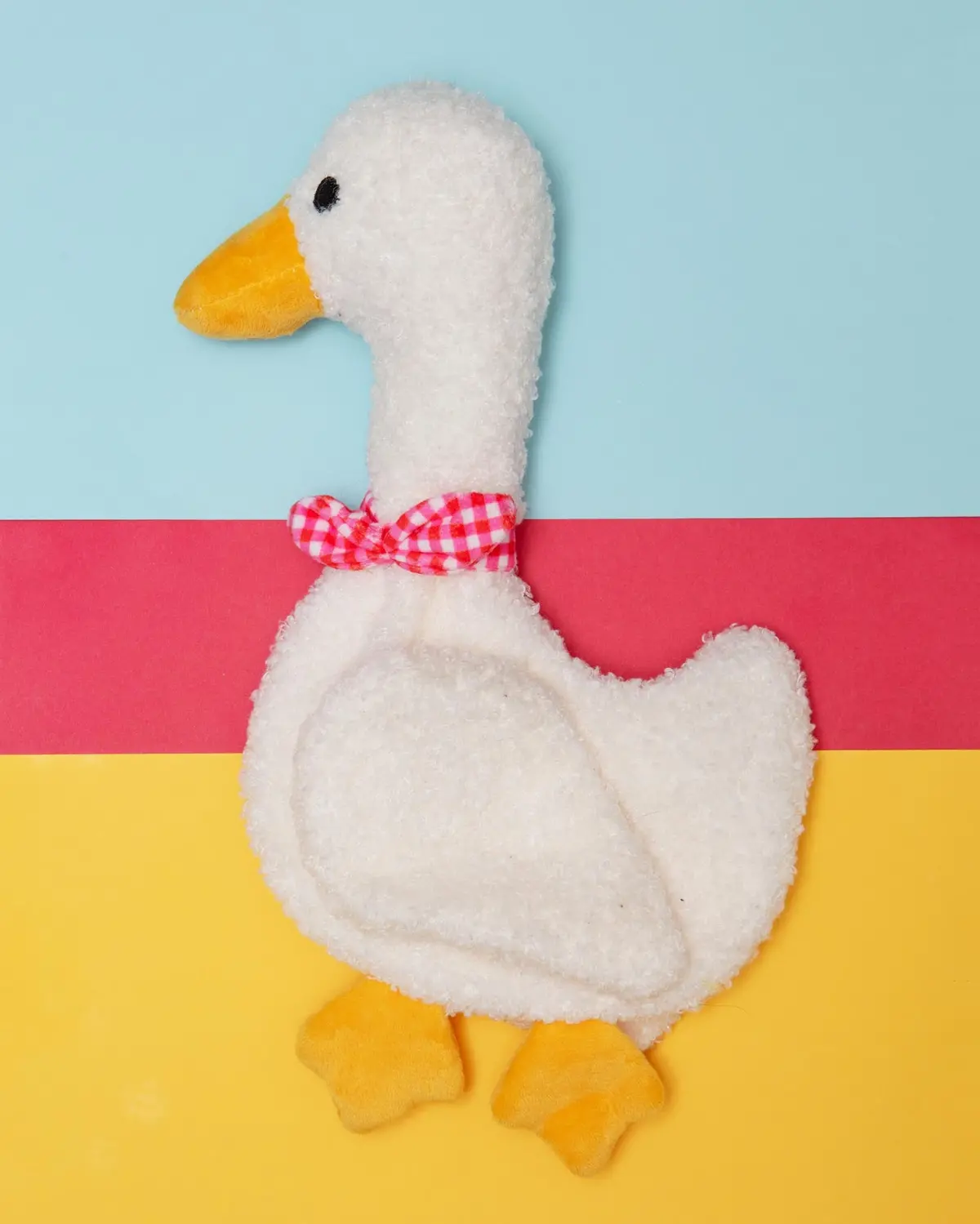 What's Up Duck Flattie Crinkly & Squeaker Dog Toy (13") 1