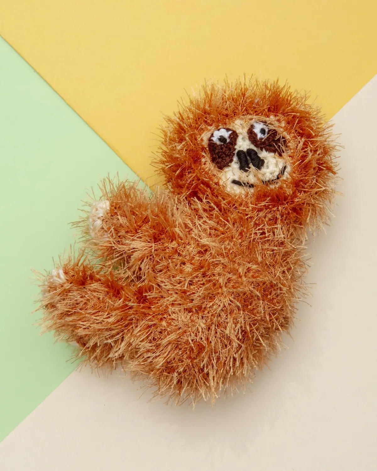 Hand Crochet Sloth Dog Toy 1