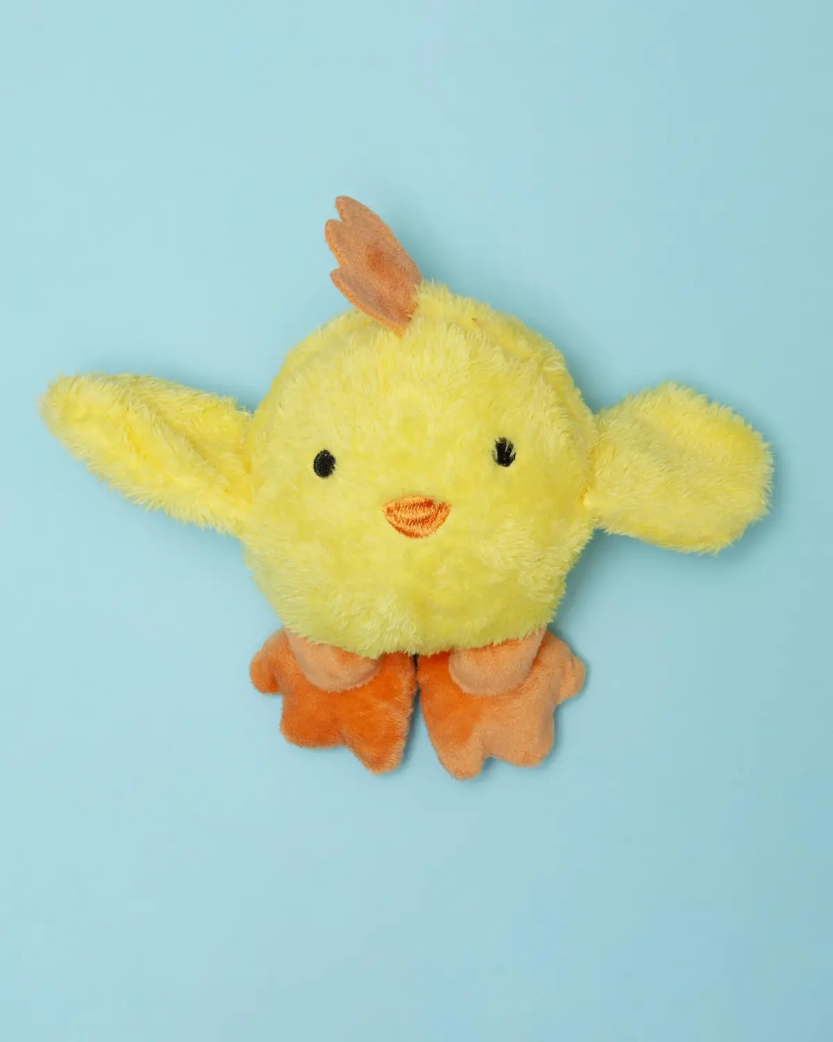 Bouncy Chick Crinkle Squeaker Dog Toy (5") 1