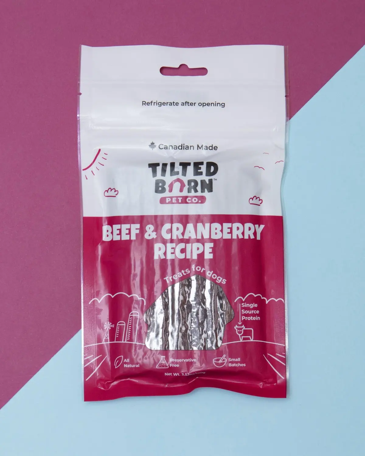 Beef & Cranberry Jerky Dog Treat 1