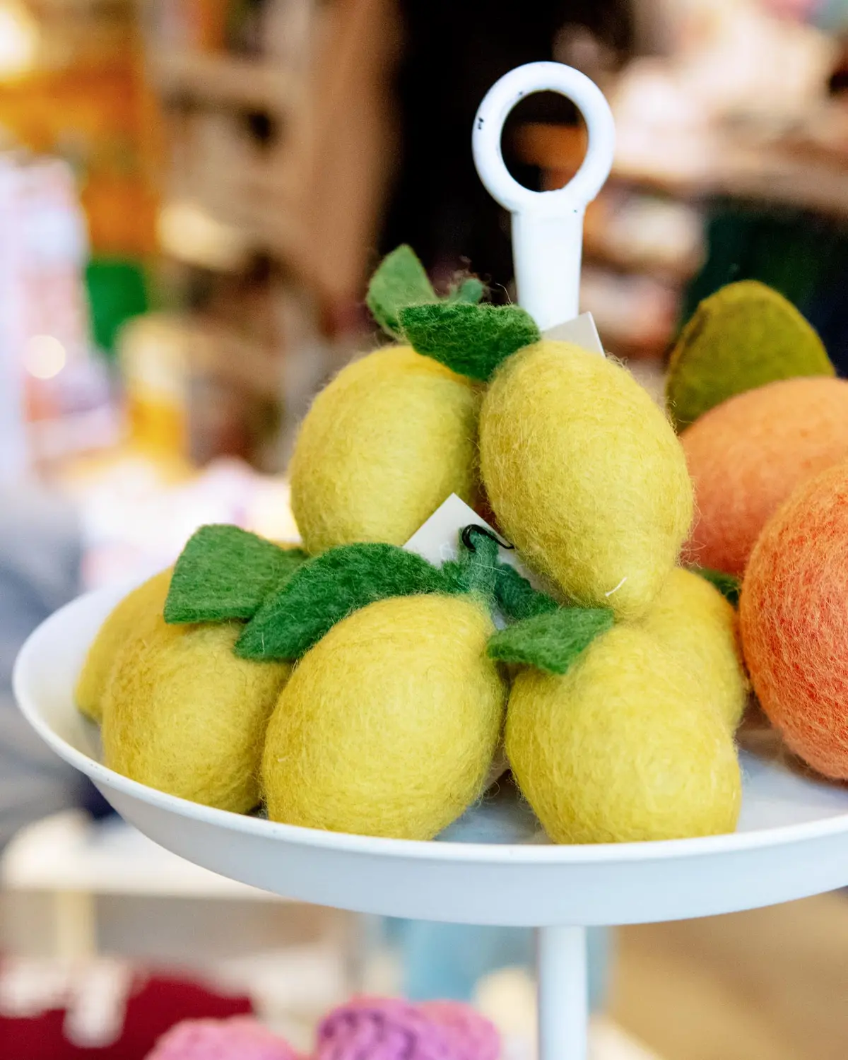 Wool Lemon Dog Toy 1