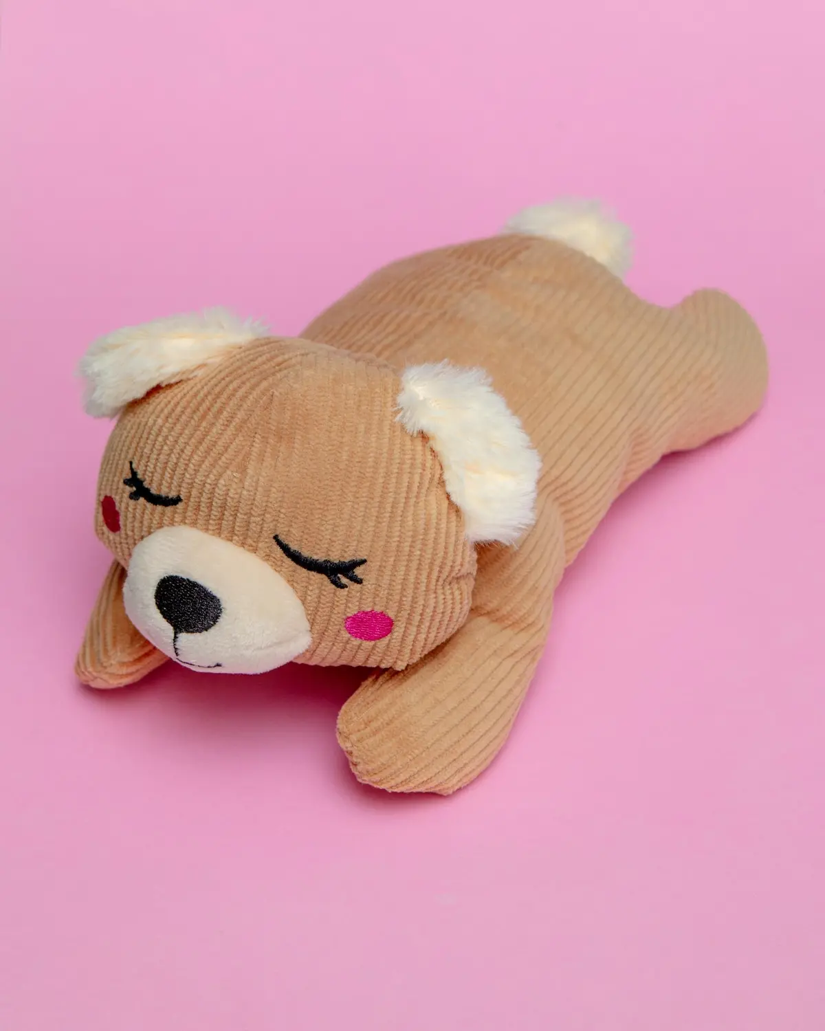 Snooziez Bear Plush Dog Toys With Silent Shhhqueaker 1