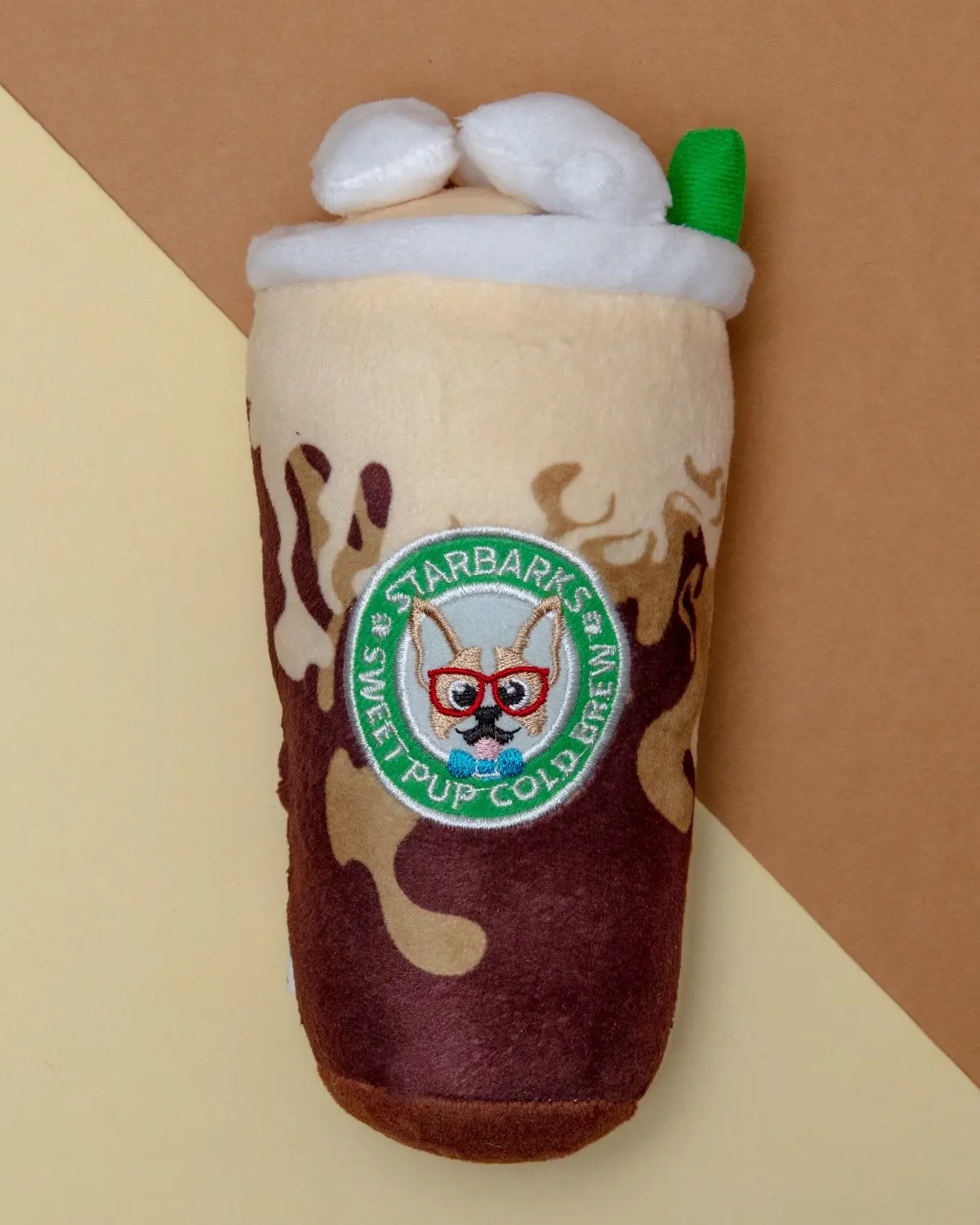 Starbarks Sweet Pup Cold Brew Plush Dog Toy 1