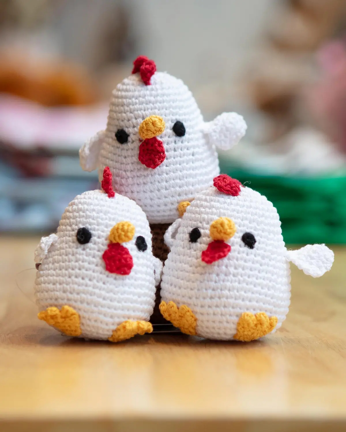 Chicken Little Squeaky Knit Dog Toy (Final Sale) 1