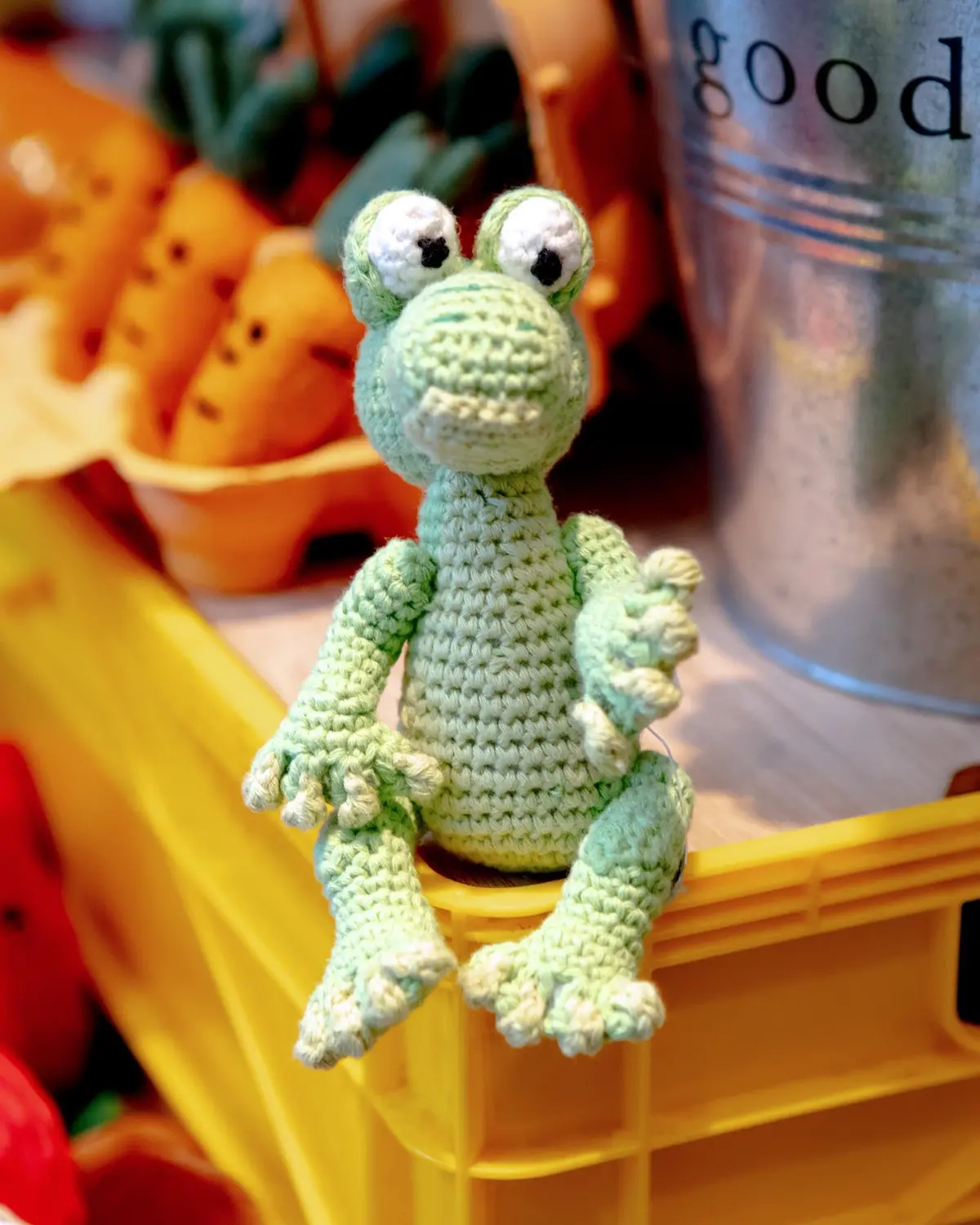 Art The Alligator Squeaky Knit Dog Toy (Final Sale) 1