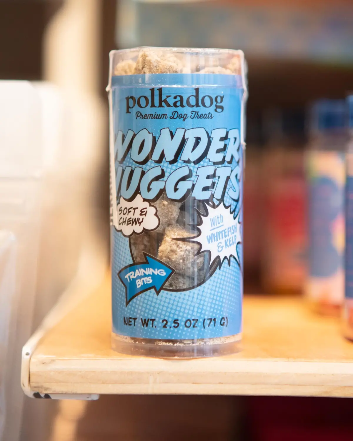 White Fish & Kelp Wonder Nugget Dog Treat Mini Tube 1