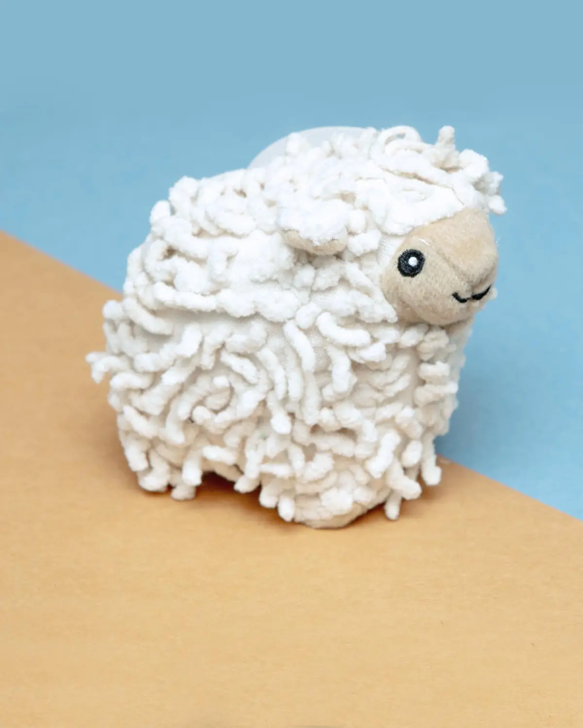 Natural Lamb Squeaky Plush Dog Toy 1