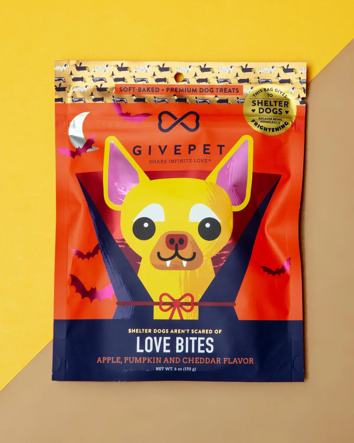 Love Bites Pumpkin & Cheddar Soft Dog Treats (Made In The Usa) 1