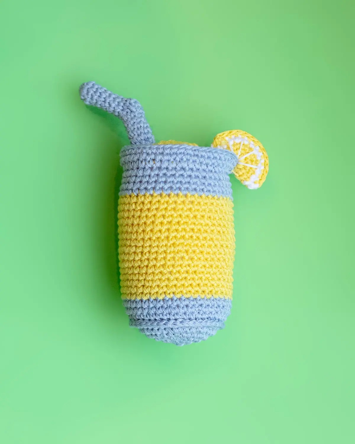 Lemonade Squeaky Knit Dog Toy (Final Sale) 1