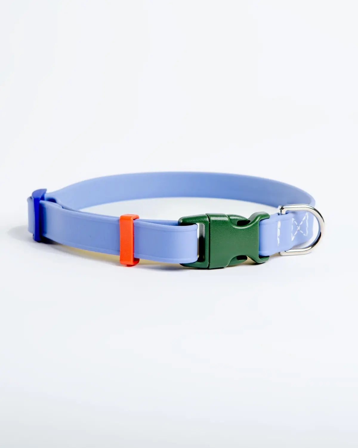 A Walk In The Park Dog Collar In Periwinkle Blue (Made In The Usa) 1
