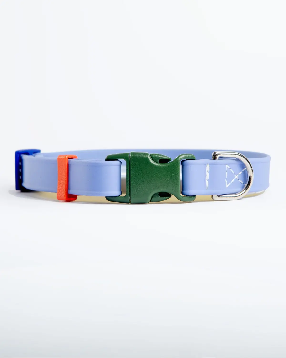 A Walk In The Park Dog Collar In Periwinkle Blue (Made In The Usa) 2