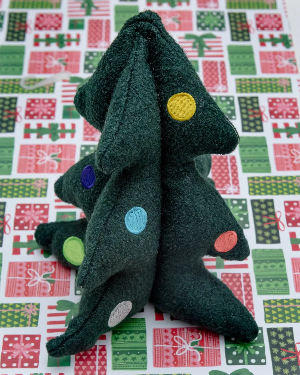 Woolie Tree Squeaky Dog Toy 1