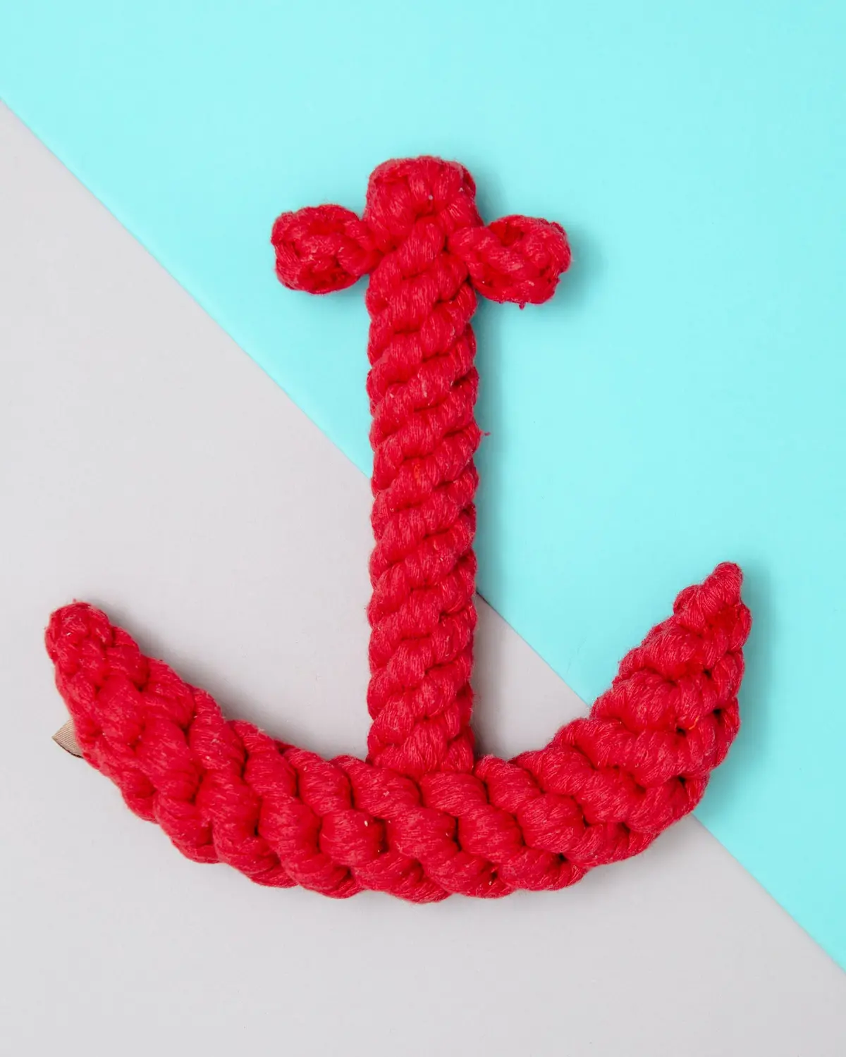 Anchor Rope Dog Toy In Red 1