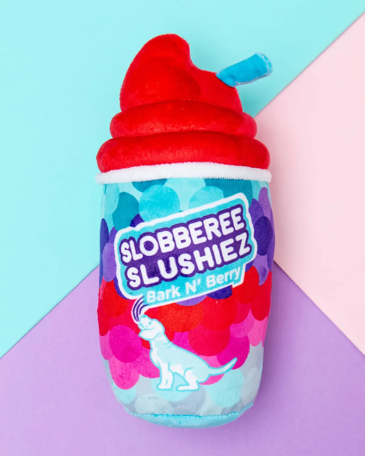 Slobberee Slushiez Crinkle + Squeak Plush Dog Toy (Final Sale) 1