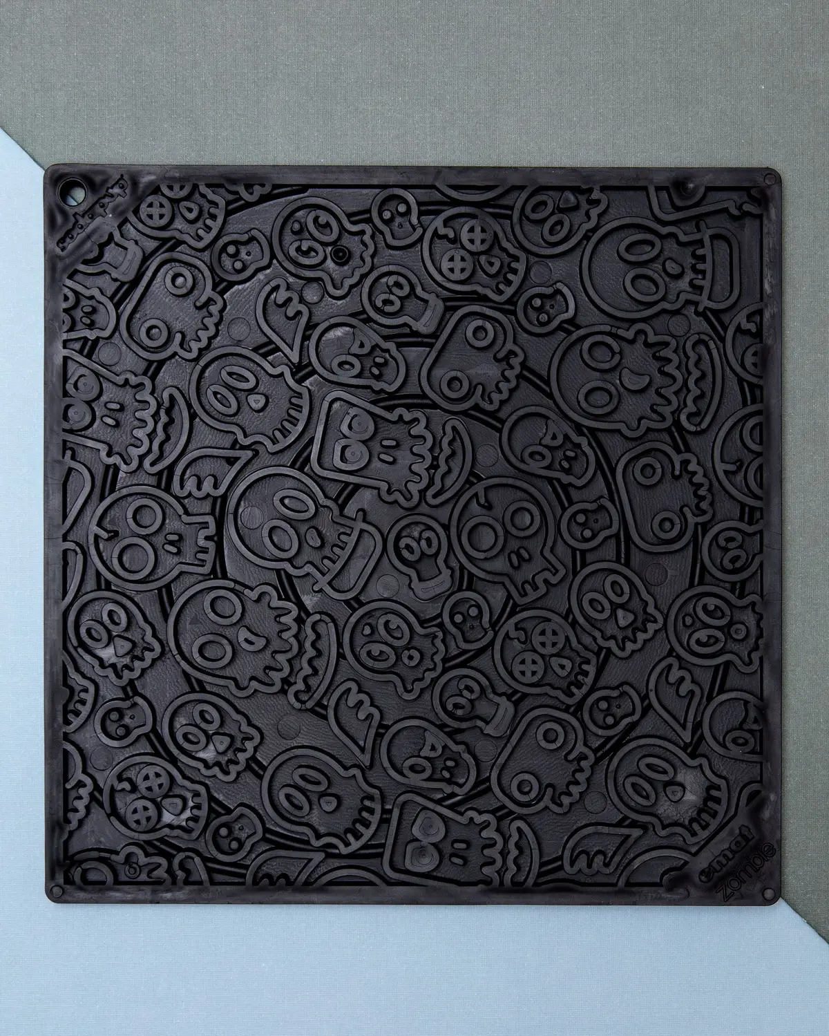 Zombies Dog Lick Mat In Black (Made In The Usa) 1